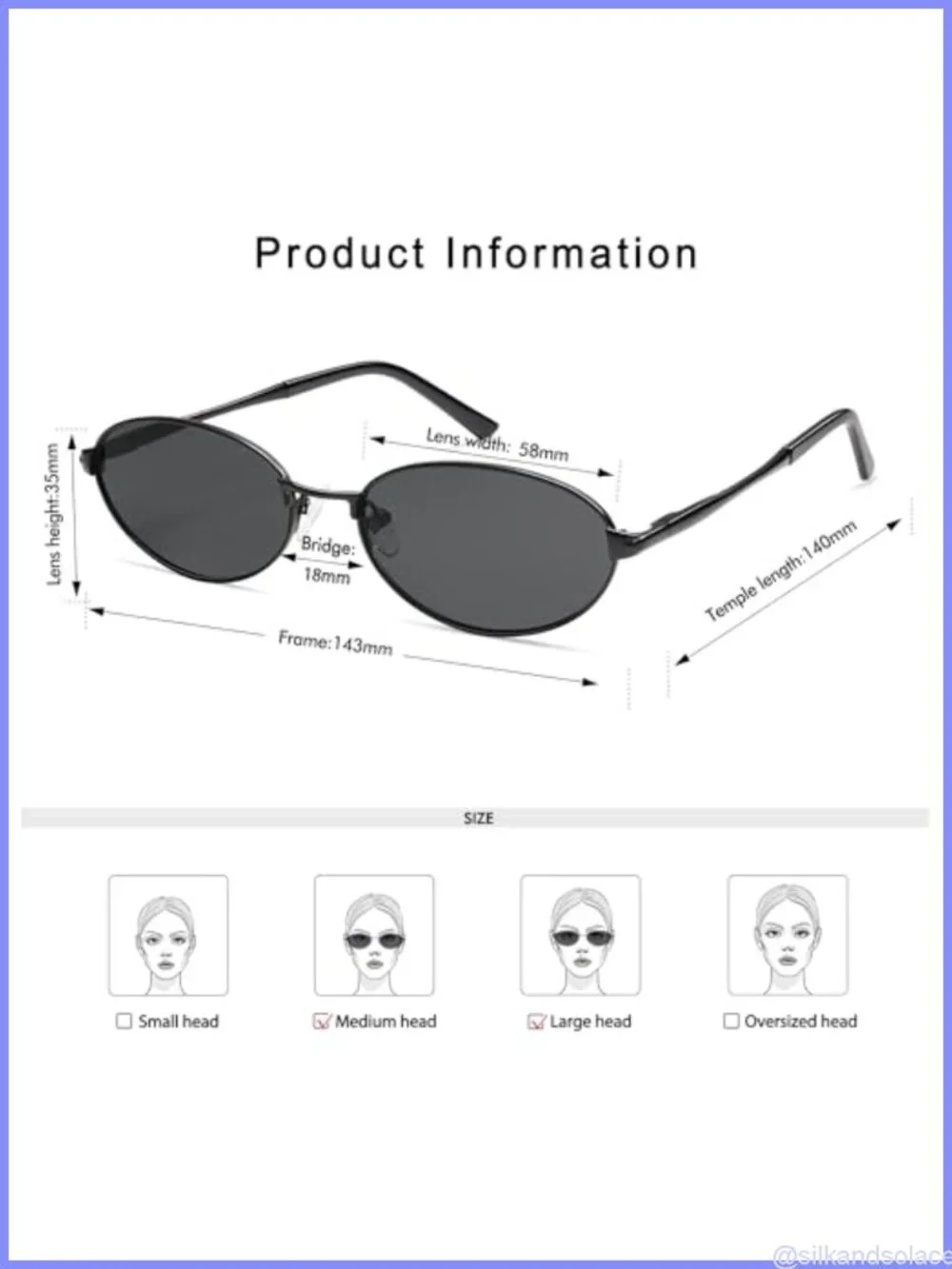 Retro Oval Sunglasses for Women Men UV400 Gold Wire Full-Frame